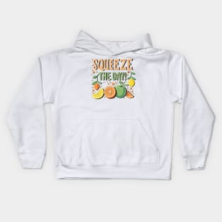 Squeeze The Day Lemon Kids Hoodie